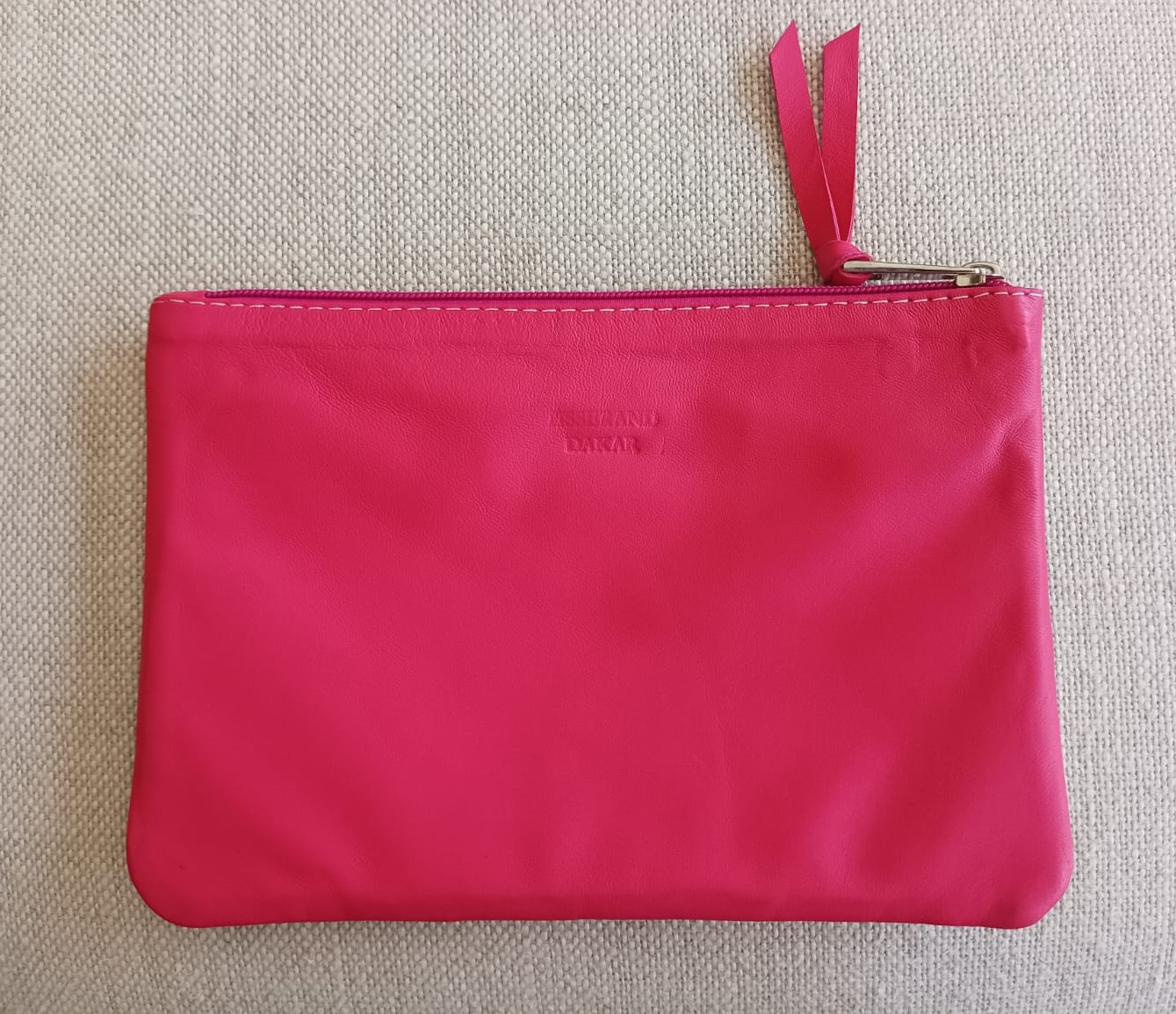 Pochette Zellige – dos cuir – rose.png