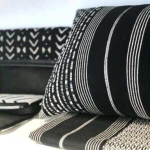 Housse de coussin Jericho en pagne tissé – Image 4