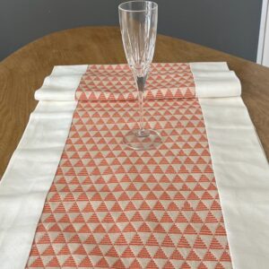 Chemin de Table Pyramide Orange – Image 3