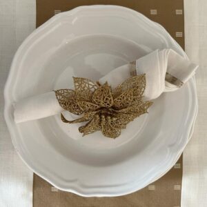 Chemin de table Damier Beige – Image 5